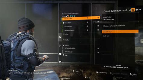 the division 2 how to leave matchmaking